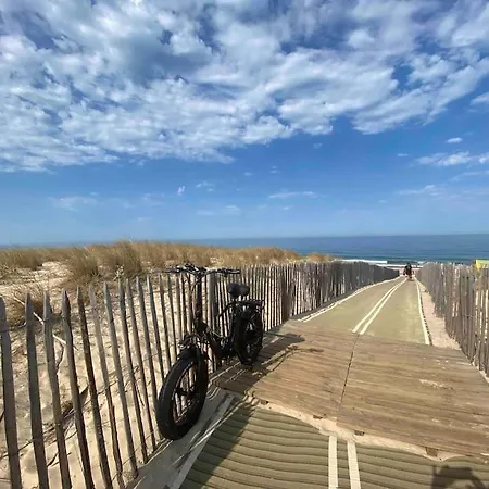 Villa Surplombant La Pinede A 2km De L'ocean Lacanau